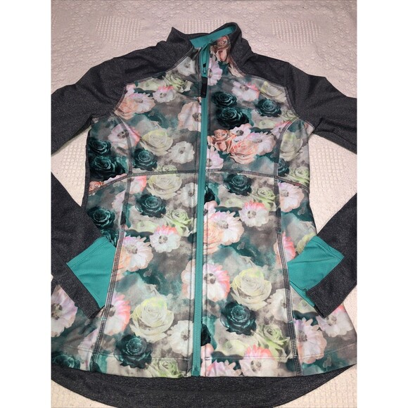 MPG Women's Size Small Full Zip Athletic Jacket Gray Multicolor - Picture 2 of 9